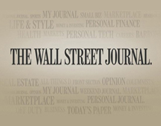 Feature in the Wall Street Journal